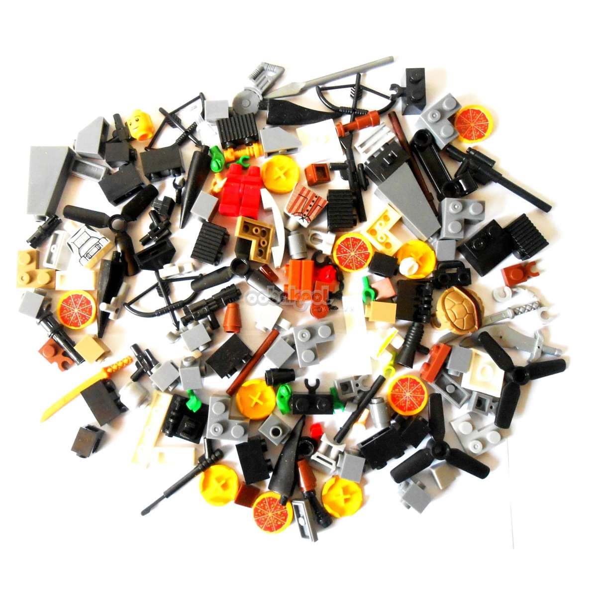 Tub O Brick / Selection of Extras / OobaKool Mini figure Spares