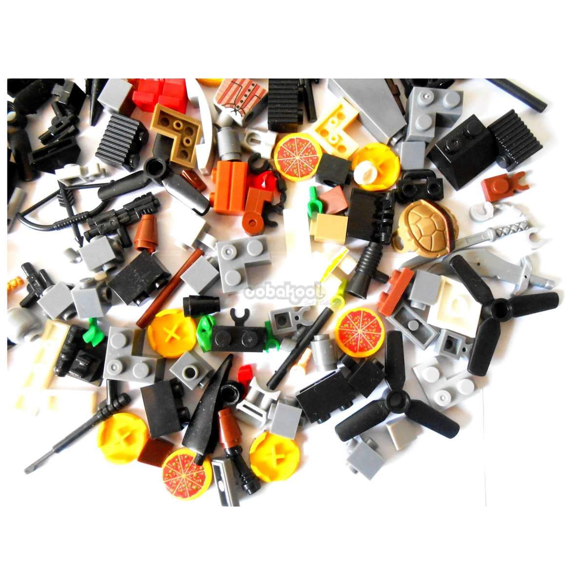 Tub O Brick / Selection of Extras / OobaKool Mini figure Spares