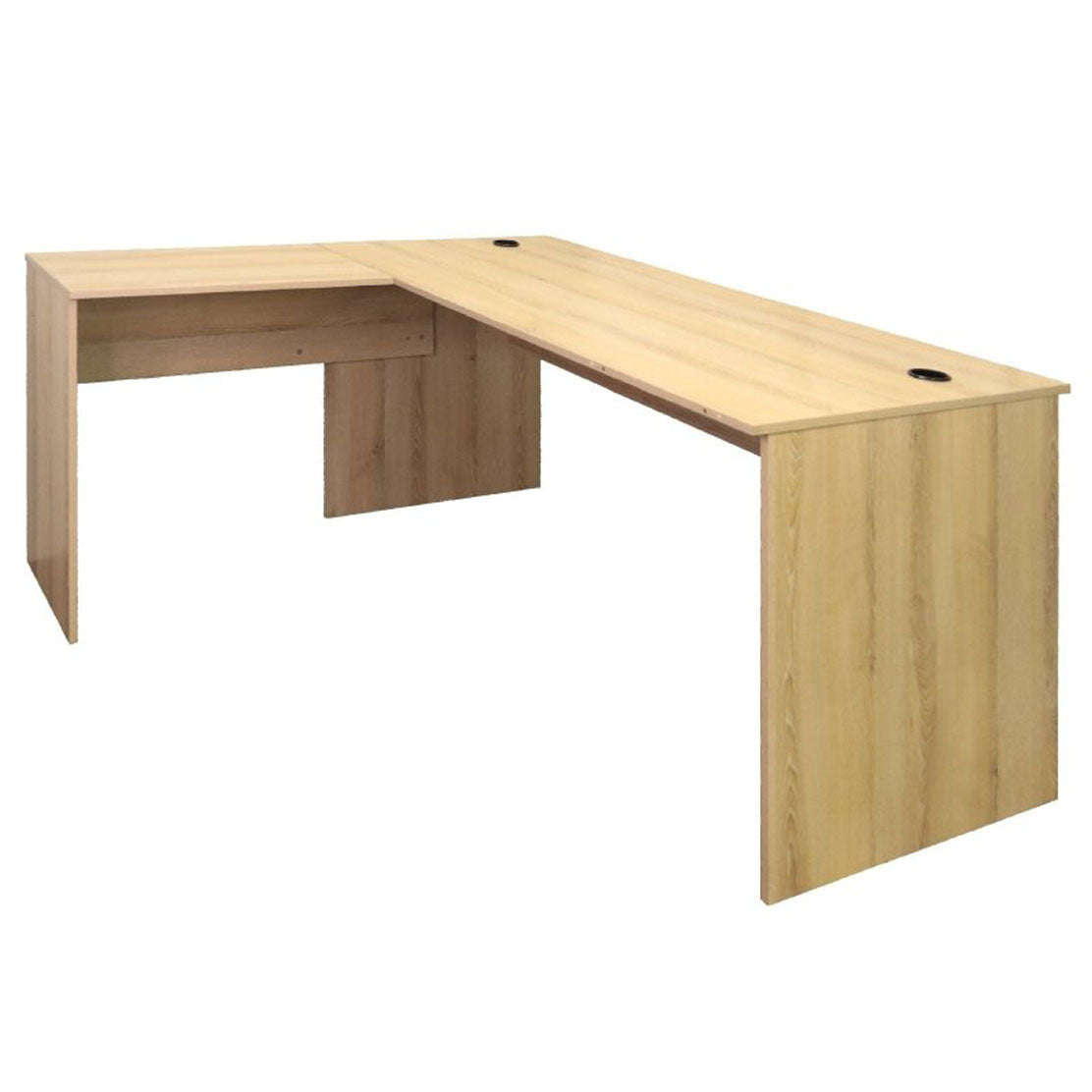 Denver Office Furniture | L Shape Corner Desk | Washed Shale