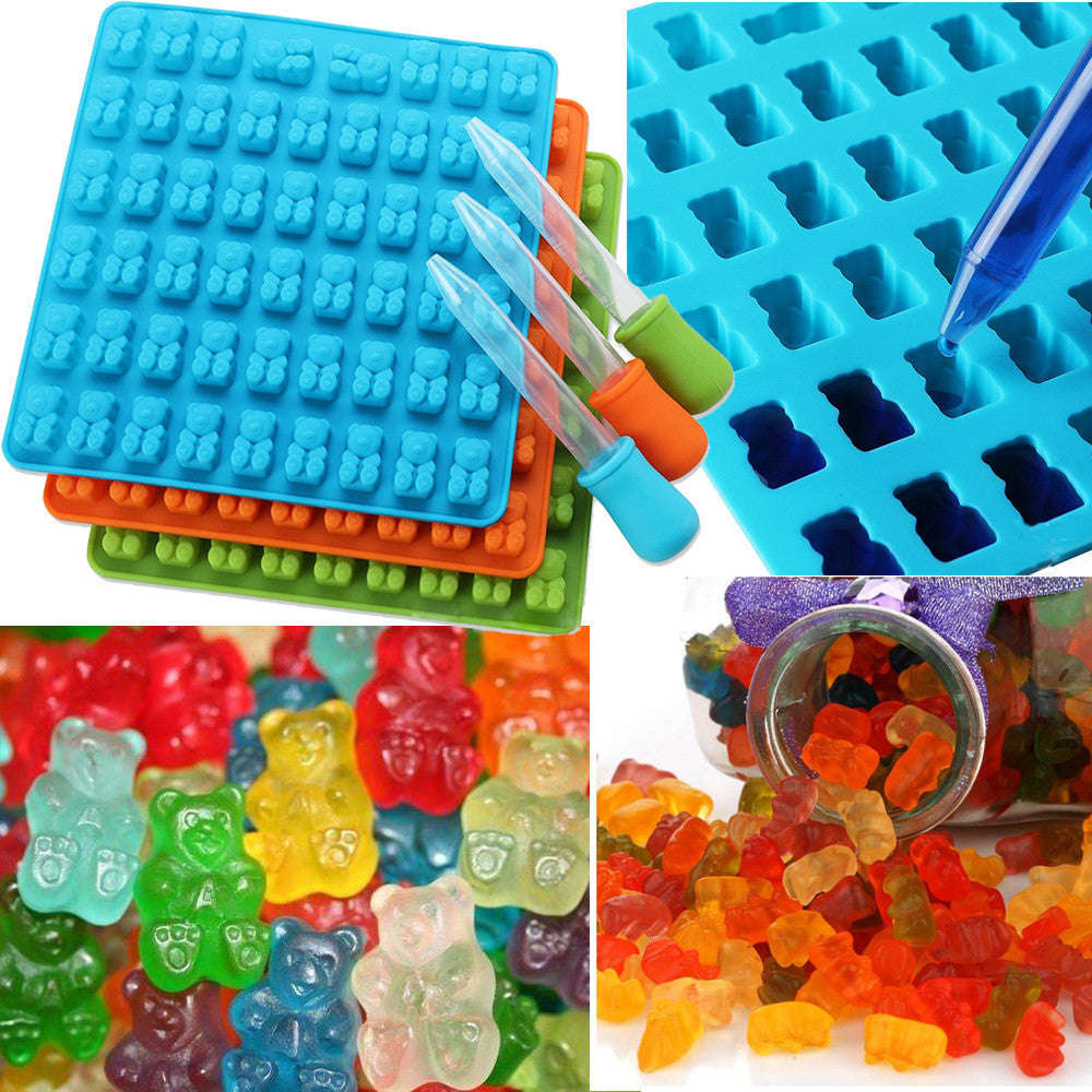 53 Cavity Silicone Gummy Bear Mold