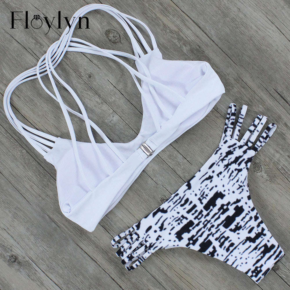 Low Waist  Bikini Push Up set - M