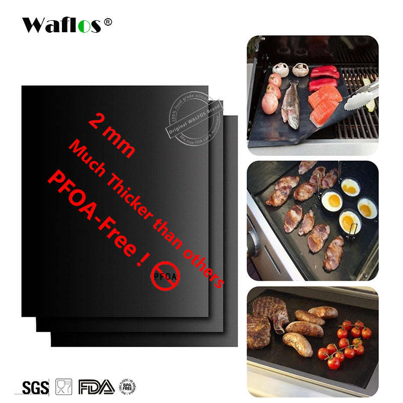 WALFOS Extra thick 0.2mm heat resistant teflon baking mat - 1 piece 16 x12inch
