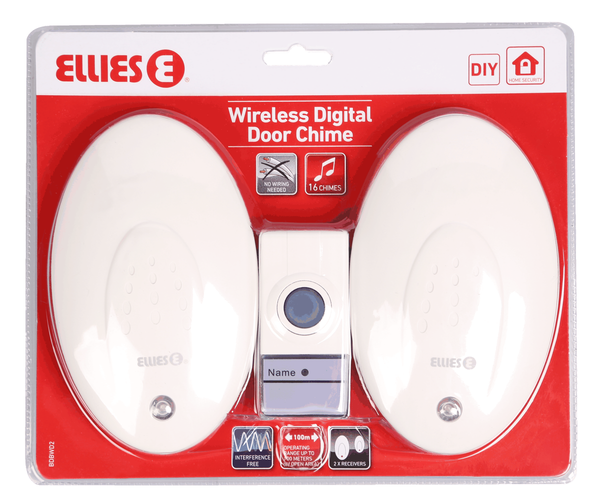 Wireless Digital Door Chime 60M Range