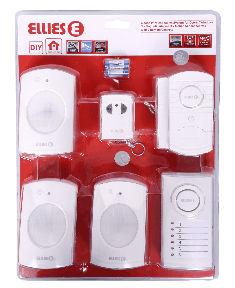 6 Zone Wireless Alarm System
