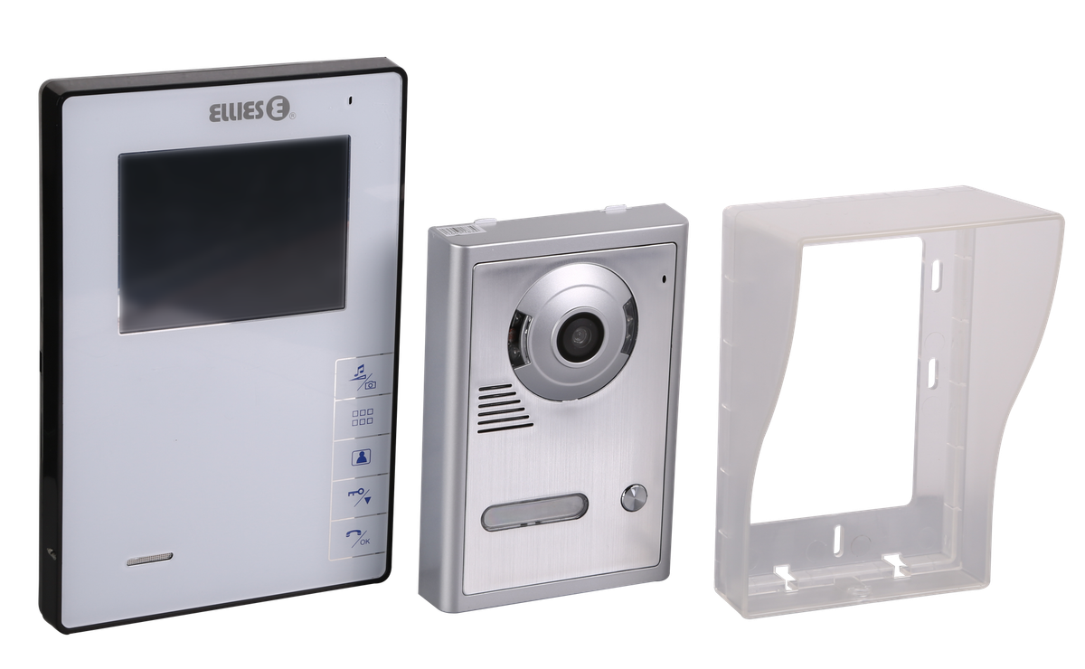 Colour Video Monitor Intercom with Handset & Outdoor Camera