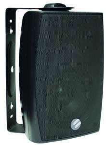 2 Way Wall Mount Speaker 4" Black