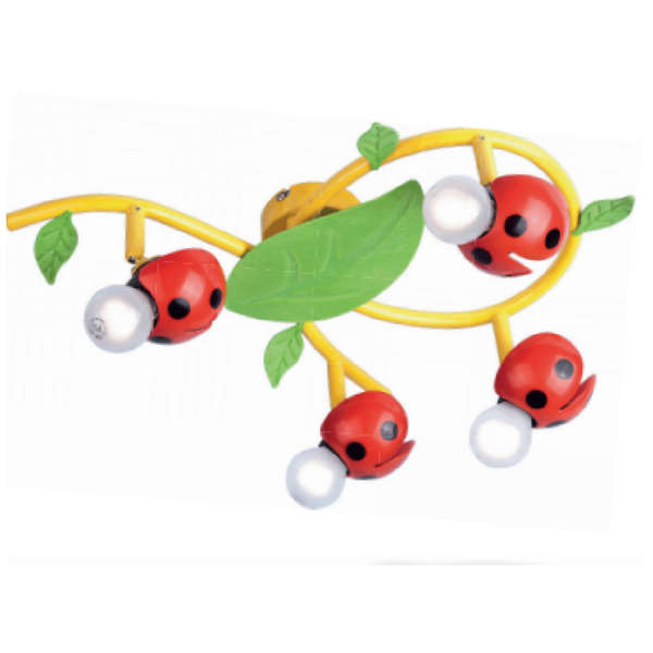Kids Ladybug Ceiling Lamp