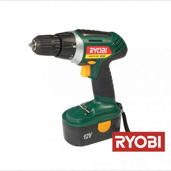 RYOBI Cordless Drill 12V 10MM 1100mAh NICAD 3 Hour Charge HCD-12