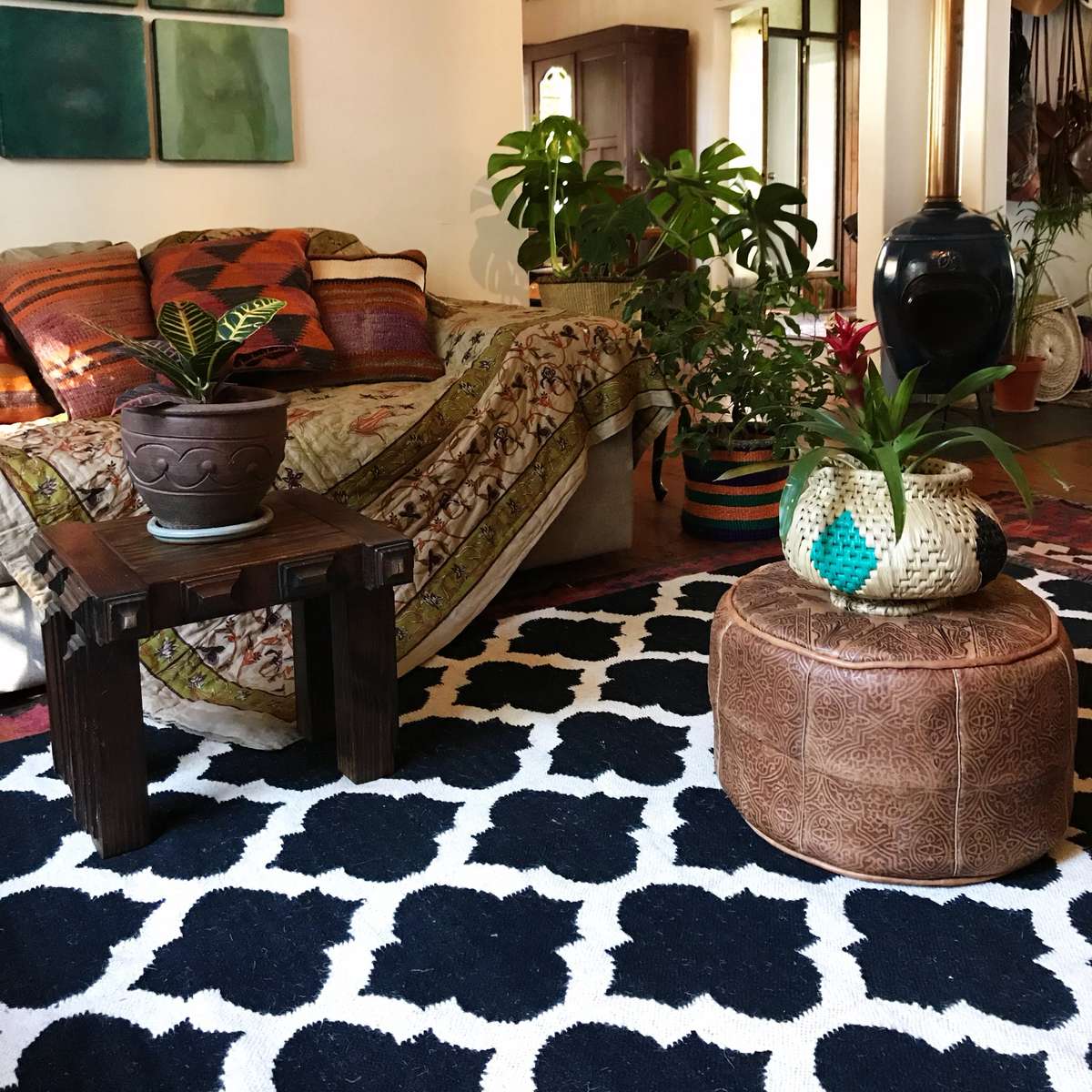 Moroccan Tile Kilim Rug