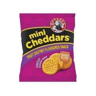 Bakers Mini Cheddars Fruit Chutney 33 g x 6