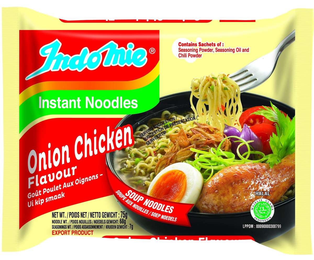 Indomie Noodles Onion Chicken 75g - Boxes 40's