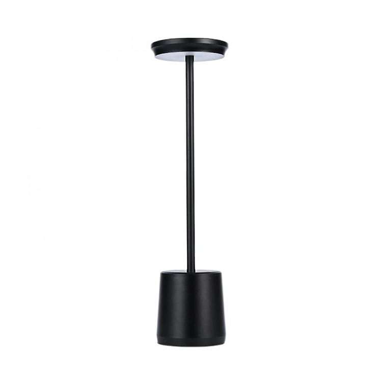 Rechargeable Metal Touch Table Lamp | Black