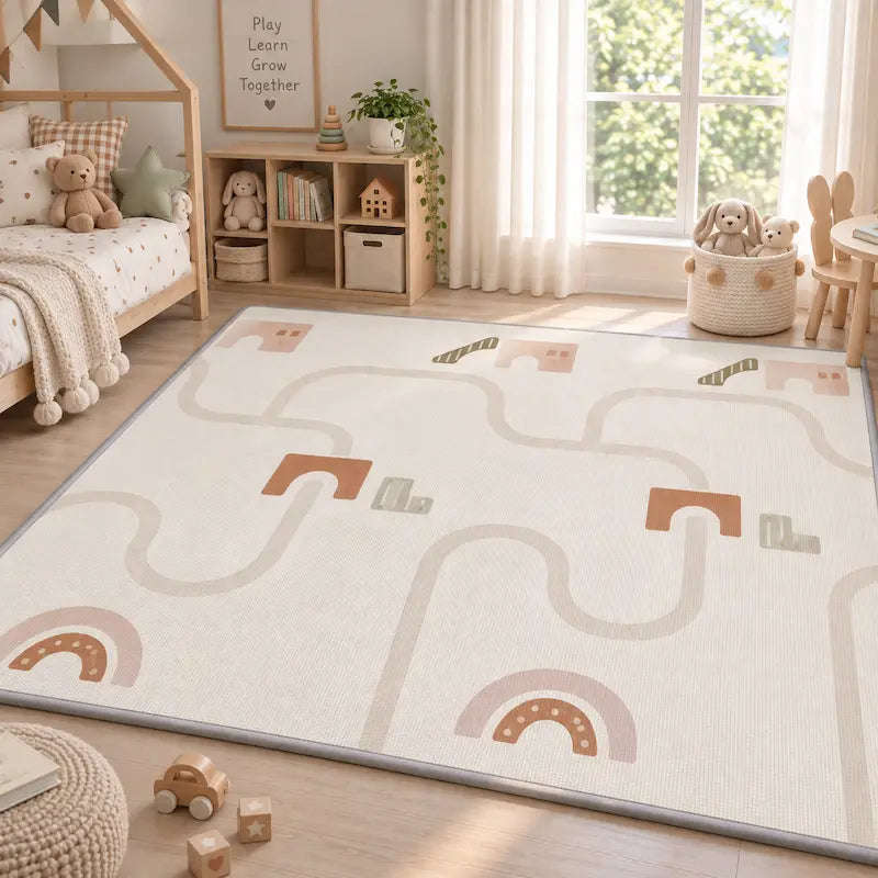 2cm Thick Reversible Play Mat | Candy Cottage & Geometric