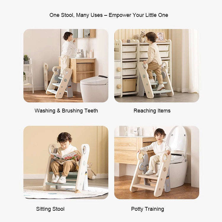 Foldable Toddler Learning Step Stool