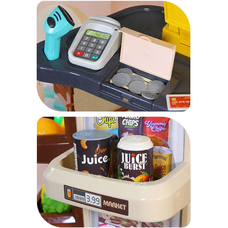 Home Supermarket Play Set with Trolley | Green