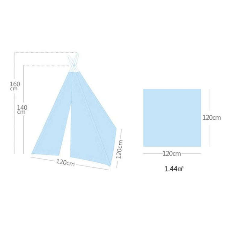 Teepee Tent | Yellow Stripe