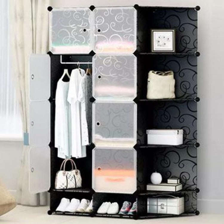Large Wardrobe with Shoe Rack Extra Deep