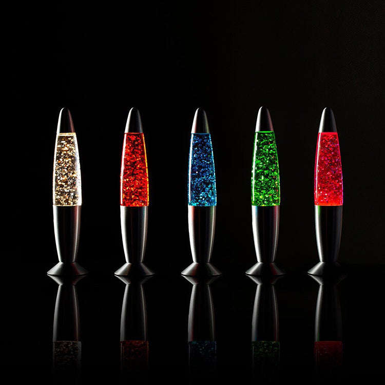 Peace Motion Glitter Lamp | Pink