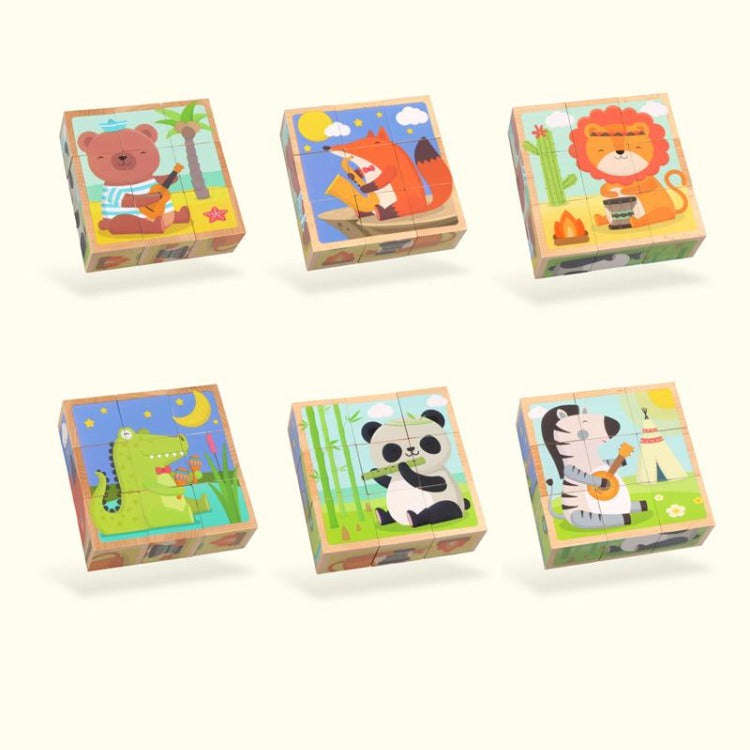 6 Sides Puzzle Block | Animal