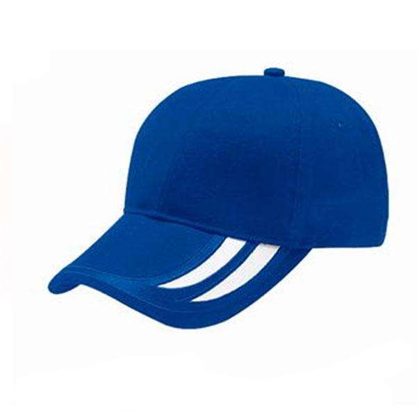 Flame Peak 6 Panel Cap - Royal | Royal | White