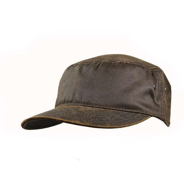 Oil Skin Army Cap