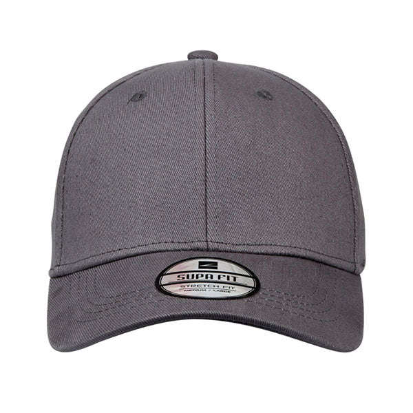 Supa Fit Fitted Cap - Charcoal / M | L