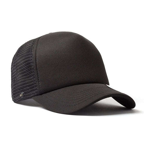 Uflex Trucker Curved Peak Cap - Black | Black