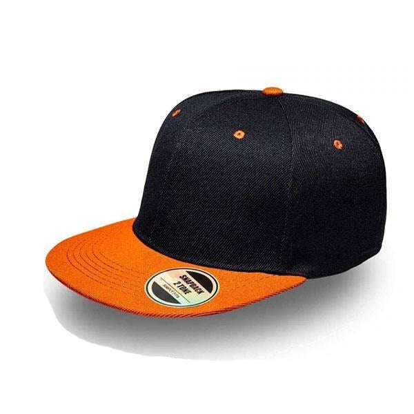 Fashion Snapback Two Tone Cap - Red | Black
