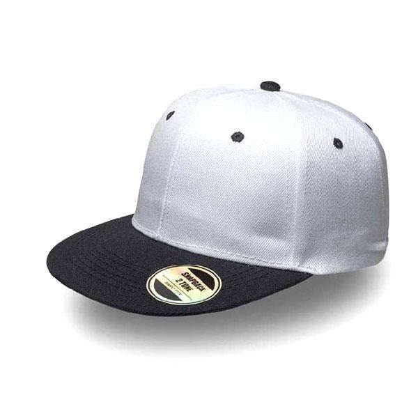 Fashion Snapback Two Tone Cap - Red | Black