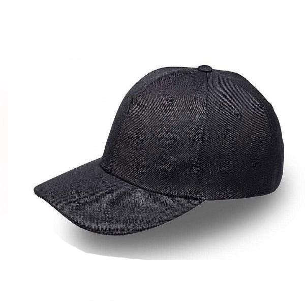 Value Fade Resistant 6 Panel Cap - Black