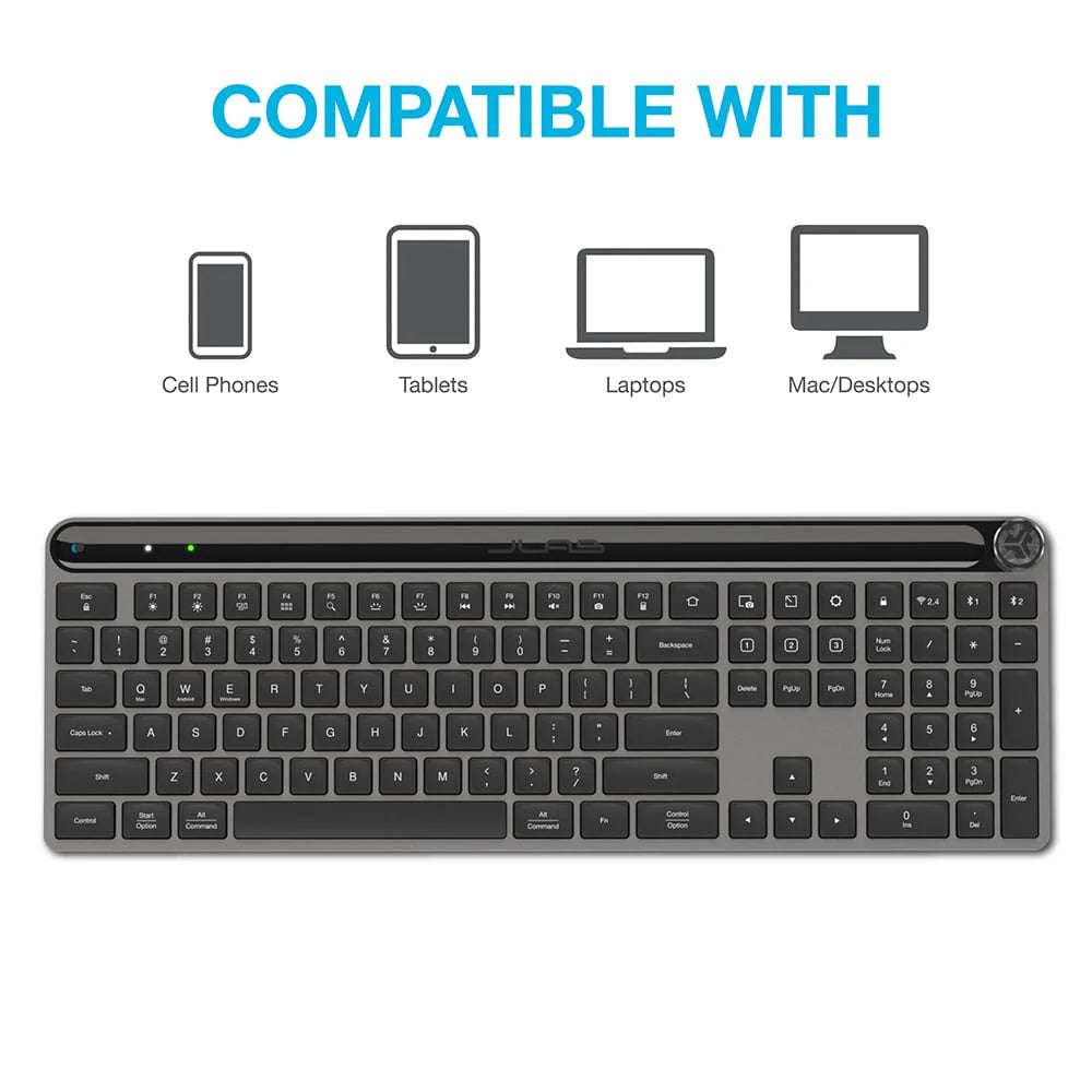 JLAB Epic Wireless Keyboard - Black