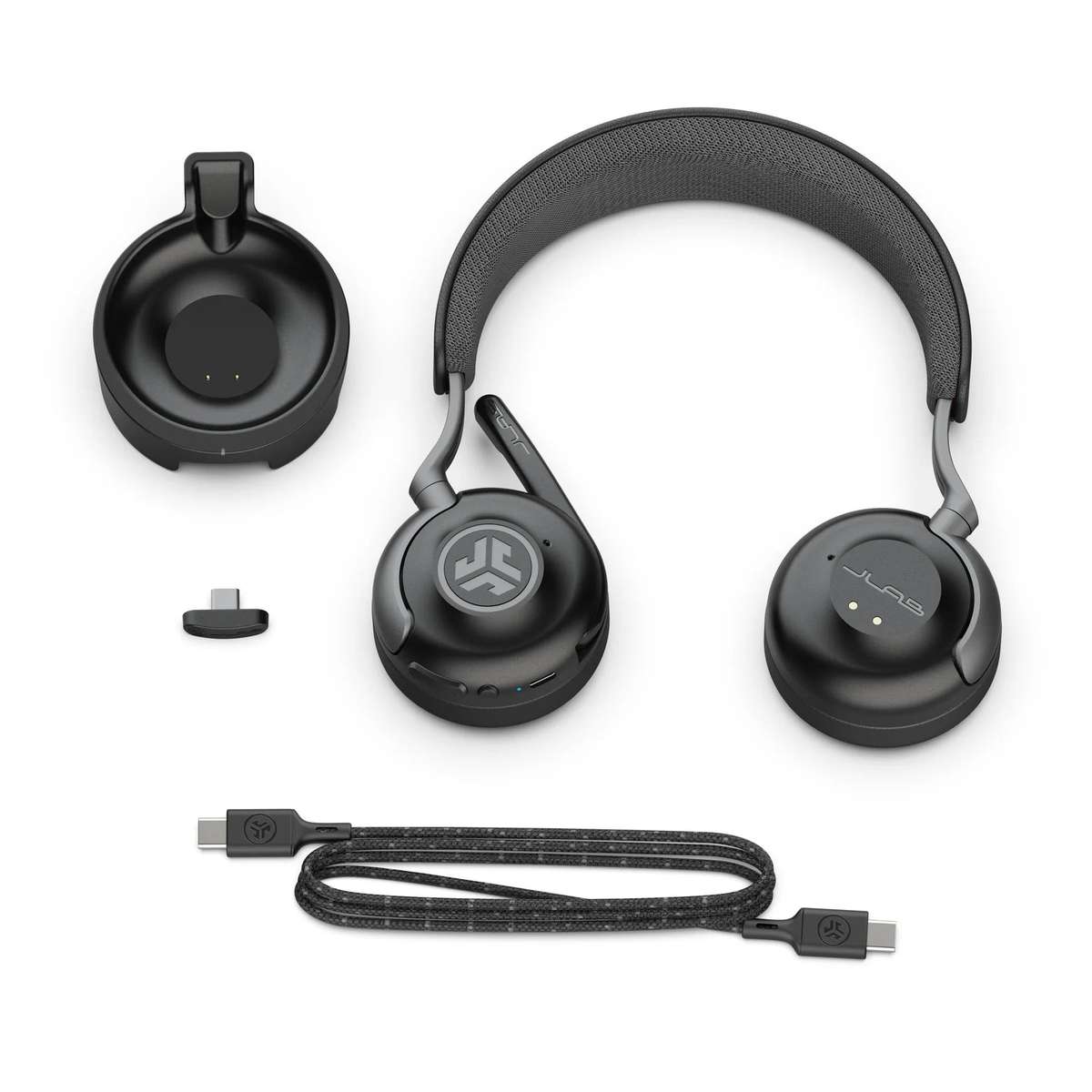 JLAB Epic Work ANC Wireless On-Ear Headset - Black