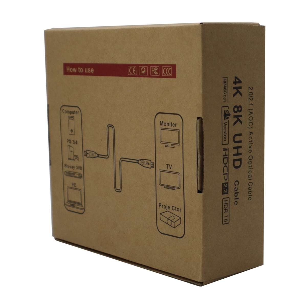 Gizzu 4K Active Fibre Optic HDMI Cable 20m