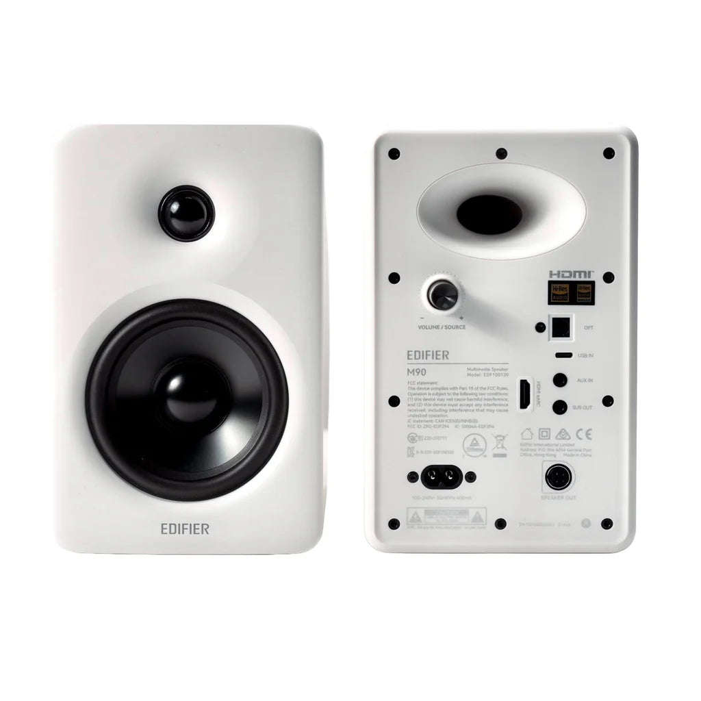 Edifier M90 Compact Desktop Speaker - Pair (White)