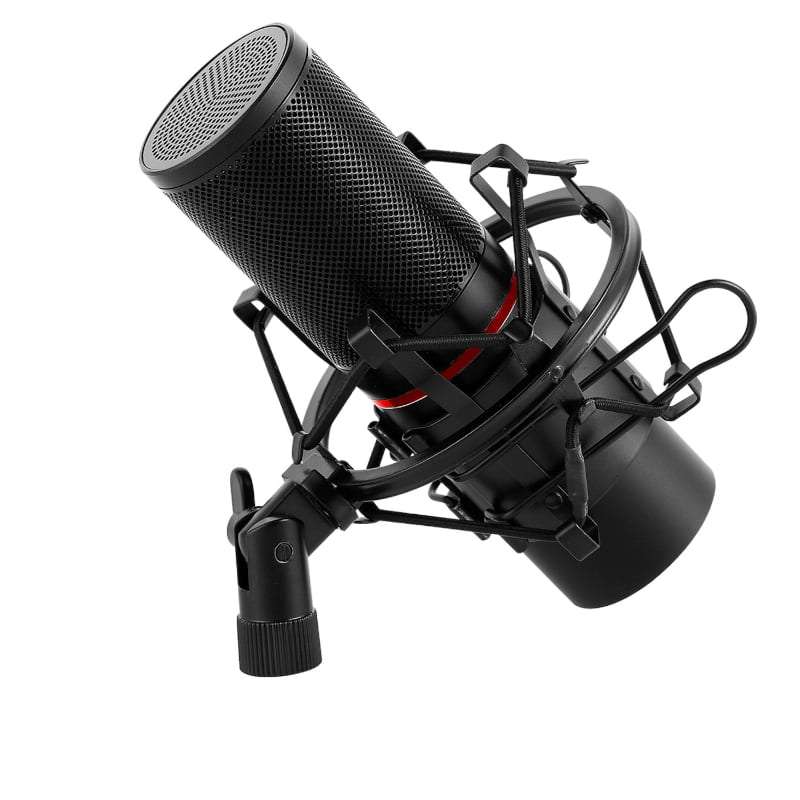 REDRAGON BLAZAR Cardioid USB Gaming Mic and Tripod  Black