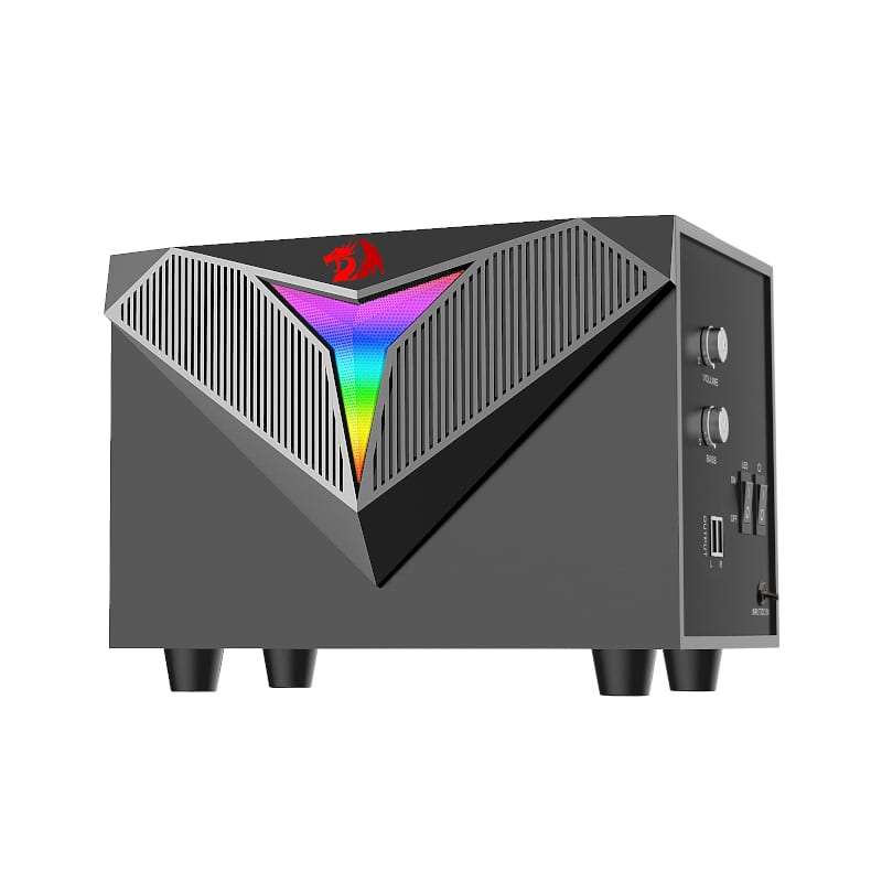REDRAGON 2.1 Satellite Speaker TOCCATA RGB 11W Gaming Speaker  Black