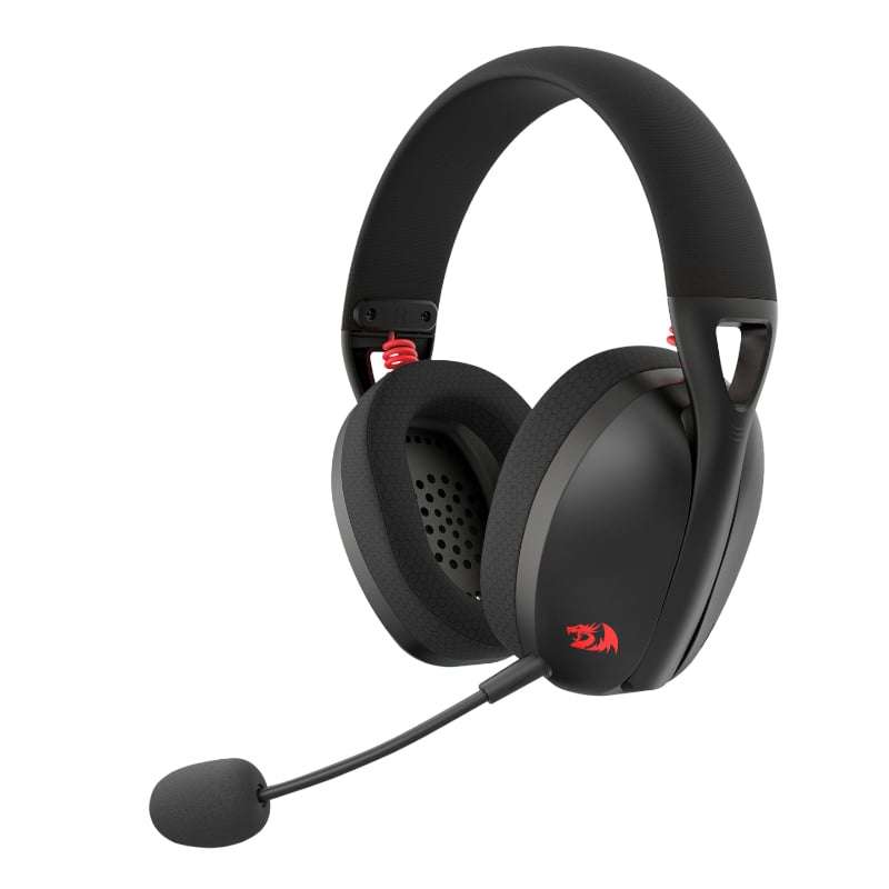 REDRAGON Over-Ear IRE BT5.2 Wireless Gaming Headset  Black