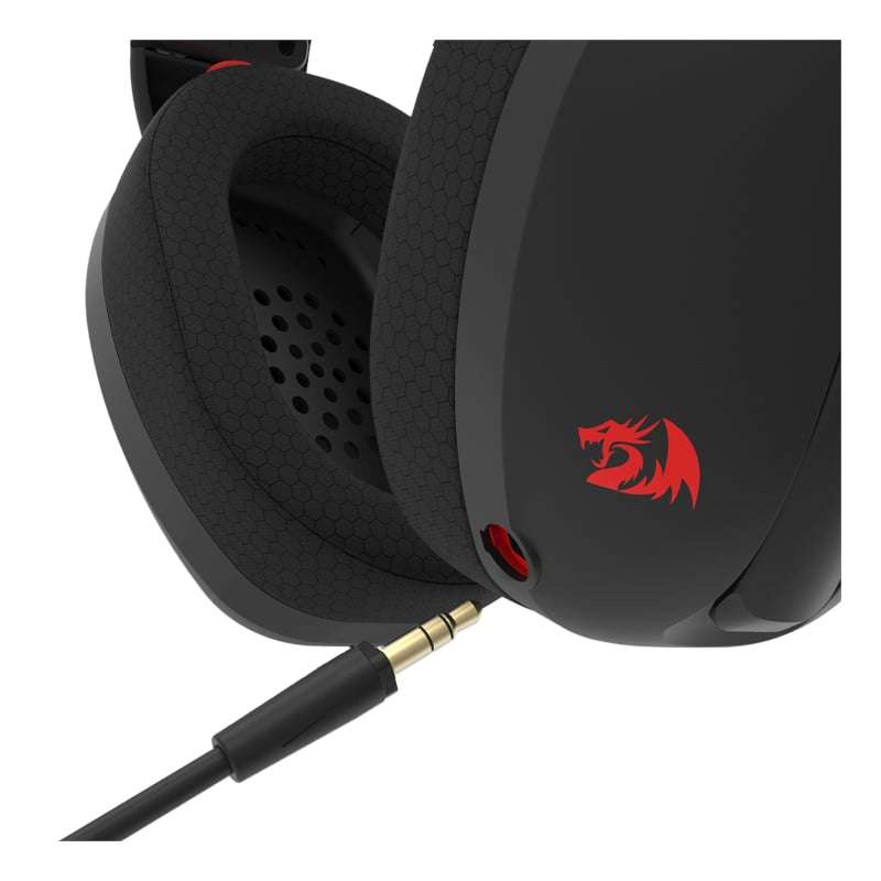 REDRAGON Over-Ear IRE BT5.2 Wireless Gaming Headset  Black
