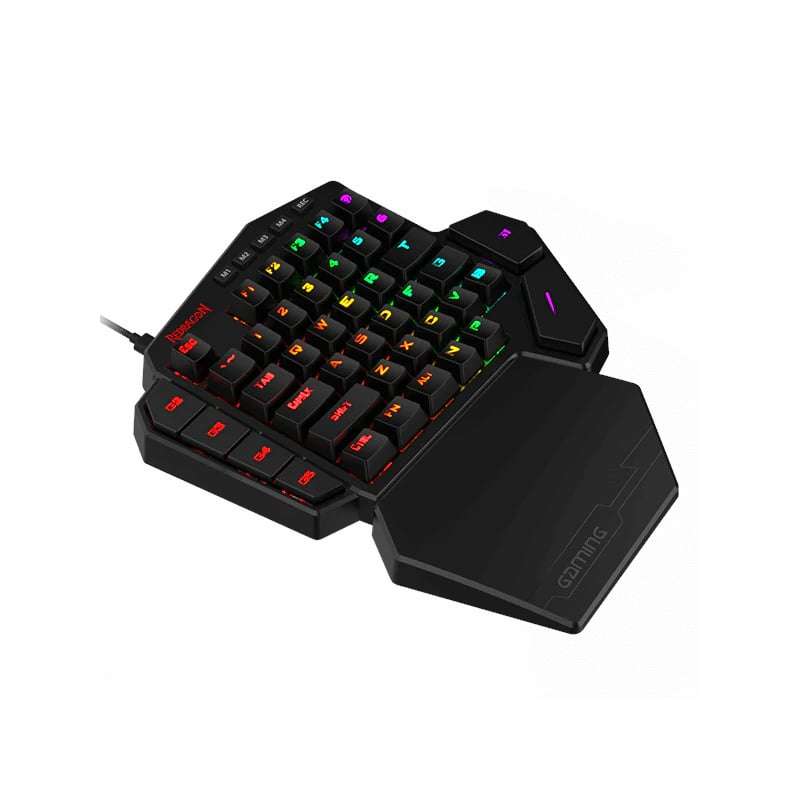 Redragon Diti Elite Pro One-Handed RGB Wireless Mechanical Gaming Keyboard  Black