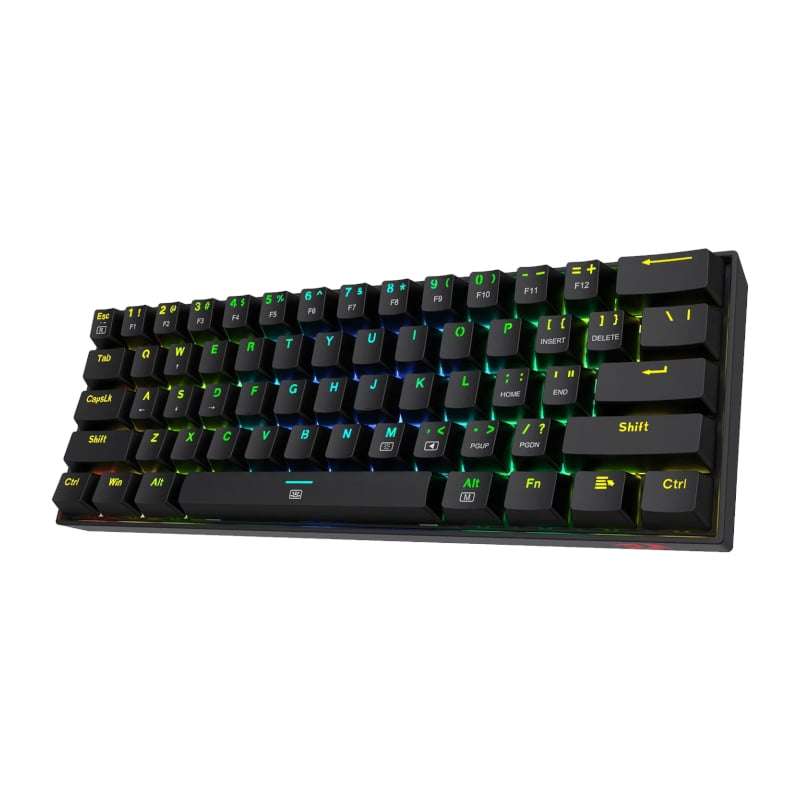 REDRAGON DRAGONBORN Wired Mechanical Keyboard RGB 67Key Design  Black