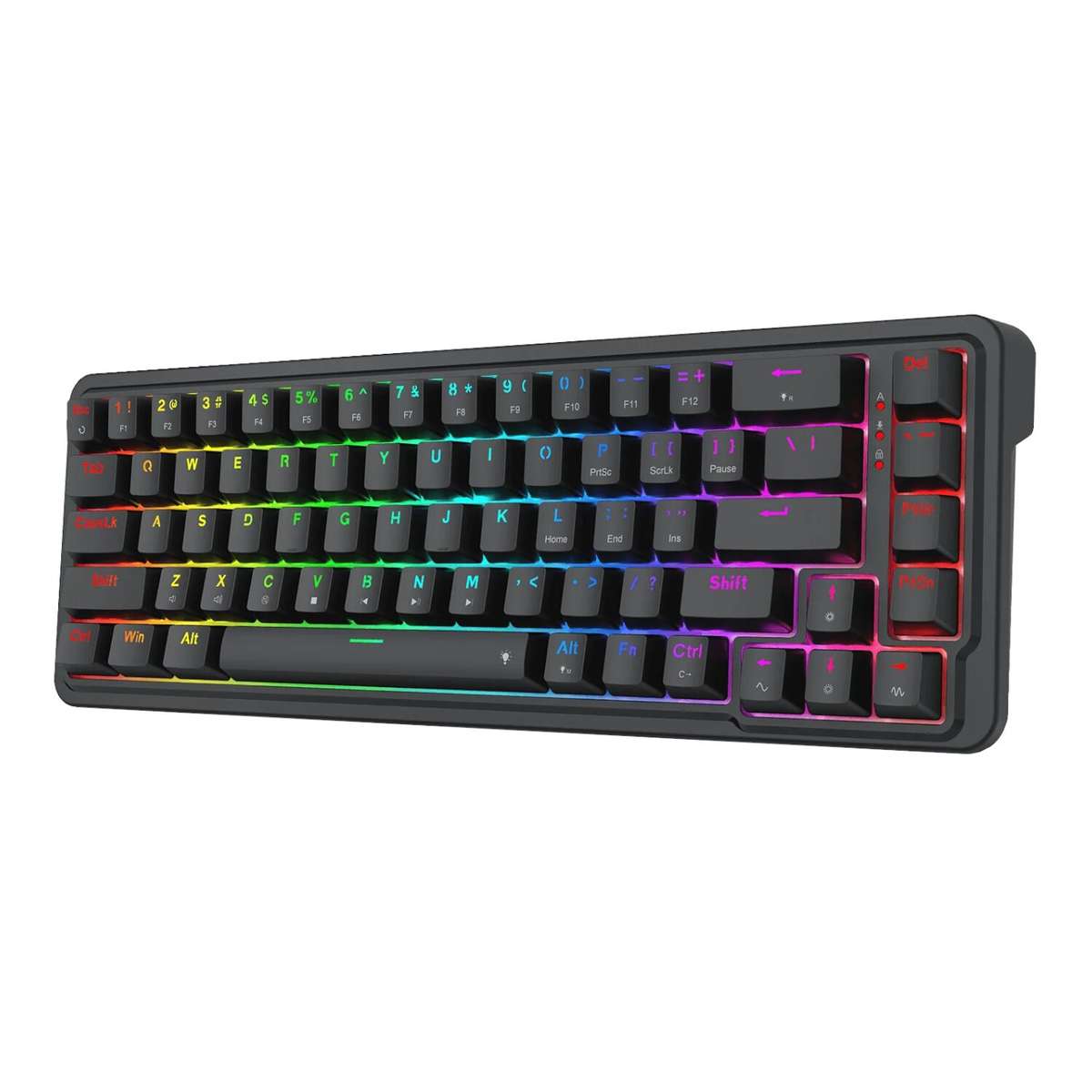 Redragon NOVA K709 65% Wired Gasket RGB Gaming Keyboard  Black