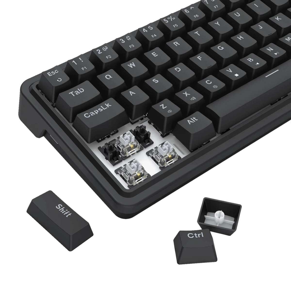 Redragon NOVA K709 65% Wired Gasket RGB Gaming Keyboard  Black