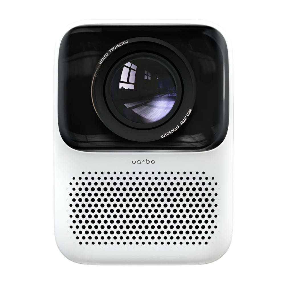 WANBO T2 MAX 1080P 450ANSI Android 9.0 Smart Projector  White