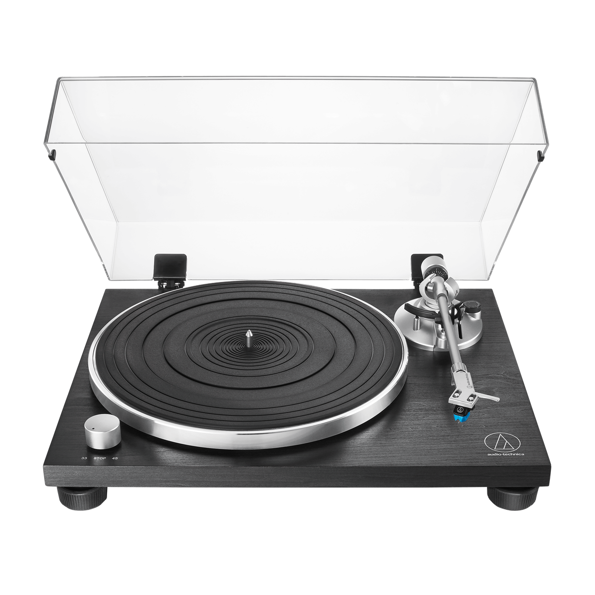 Audio-Technica AT-LPW30BK Fully Manual Belt-Drive Turntable - Black
