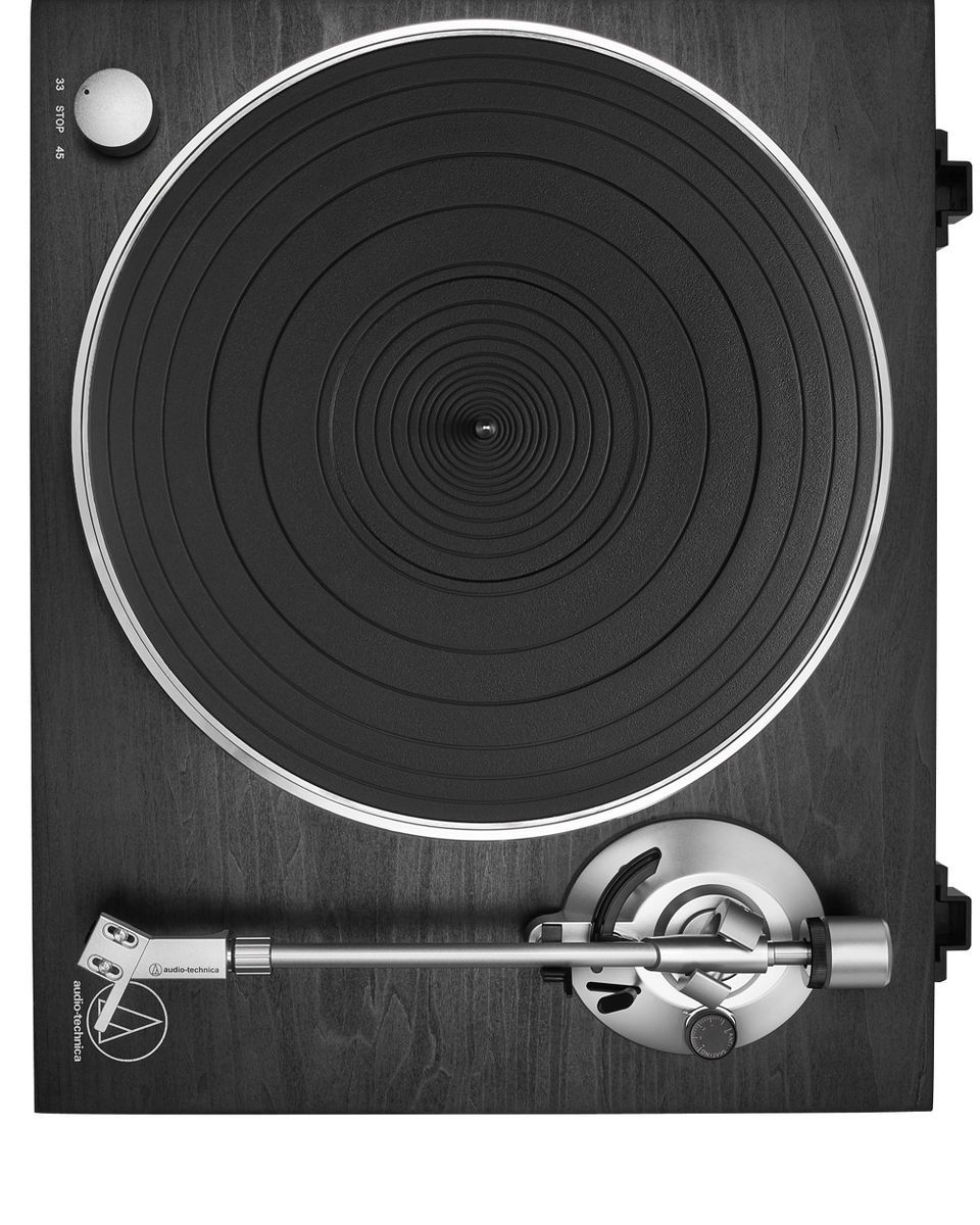 Audio-Technica AT-LPW30BK Fully Manual Belt-Drive Turntable - Black