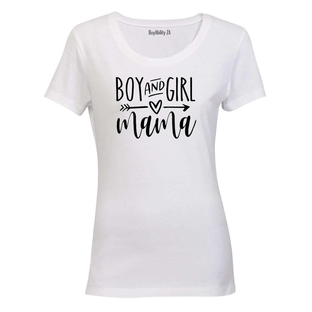 Boy and Girl Mama - Ladies - T-Shirt
