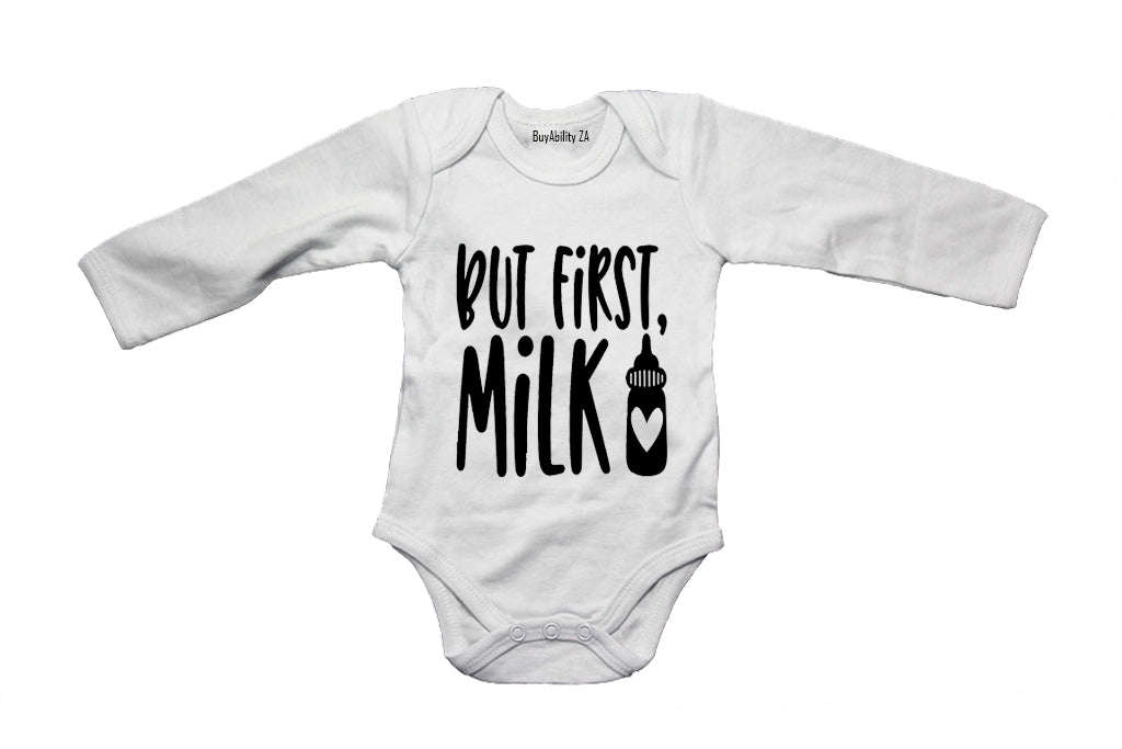 But First, Milk - Baby Grow