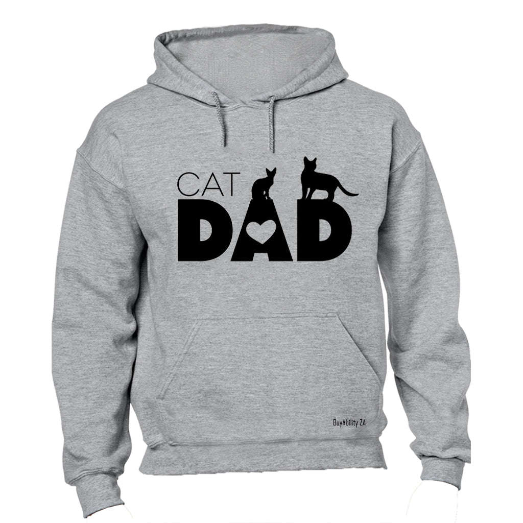 Cat Dad - Heart - Hoodie