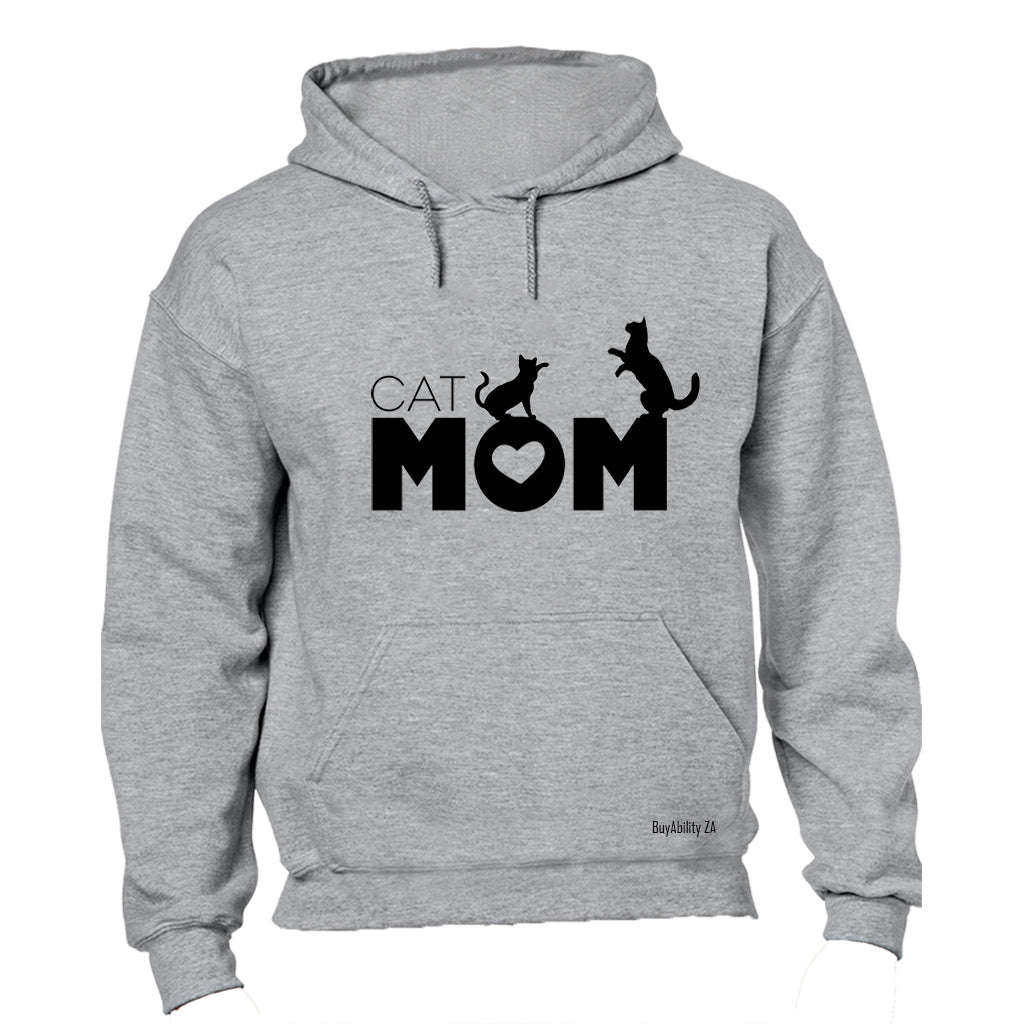 Cat Mom - Heart - Hoodie