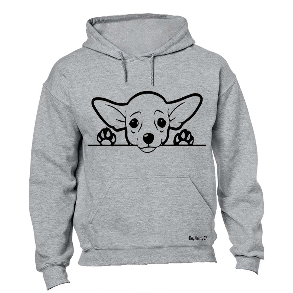 Chihuahua Peeking Dog - Hoodie